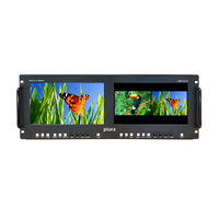 Plura Dual 9" or Quad 5"- Rackmount 3G General Use Monitor