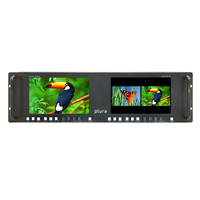 Plura Dual 7" or Quad 4"- Rackmount 3G General Use Monitor