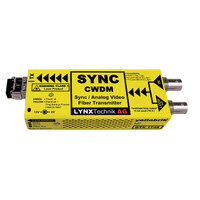 Lynx Technik OTX 1742-2 Analogue Sync/Video to Fiber Optic Transmitter