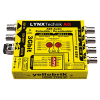 Lynx Technik PDM 1284 B - AES audio Embedder / De-embedder (unbalanced AES)