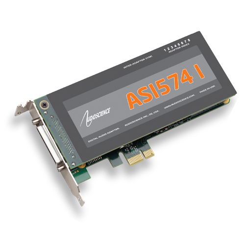 AudioScience ASI5741 Low Profile PCI Express Sound Card