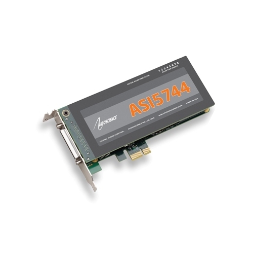 AudioScience ASI5744 Low Profile PCI Express Sound Card