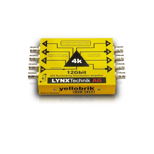 Lynx Technik D-VD-1417 - 12G SDI 1>7 Distribution Amplifier