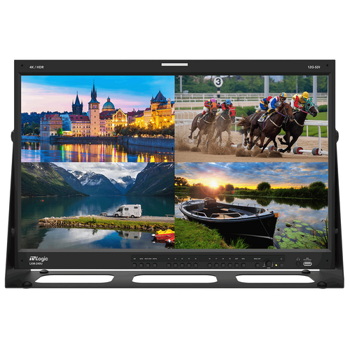 TV Logic 24" 4K/UHD 12G-Quad Multi View Monitor