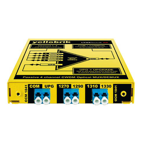 Lynx Technik OCM 1841 - 4 Channel Fiber CWDM with LC connectors (1270nm - 1330nm)