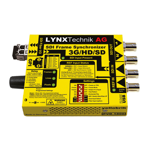 Lynx Technik PVD-1800 3Gbit SDI Frame Synchronizer