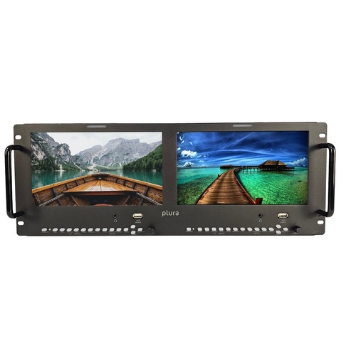 Plura Dual Rackmount- 9" - 4K Broadcast Monitor