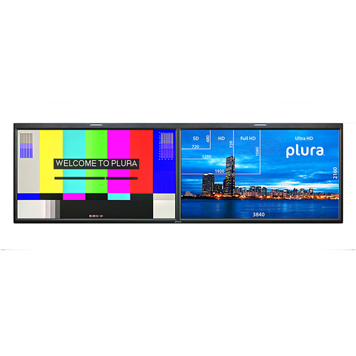 Plura Dual Integrated 24" 4K Customized Monitoring Solution