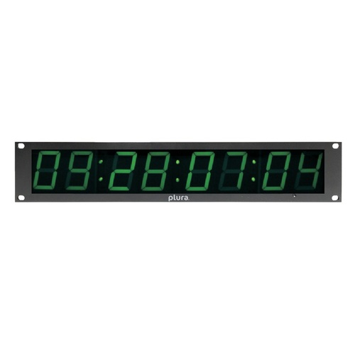 Plura Universal Time Display - MTD display 56mm, 8 digits (2 RU/ 19")