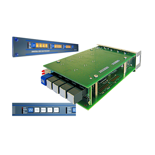 Plura Distribution module 1:6 10MHz continuous wave with output monitoring and a redundant change-over switcher